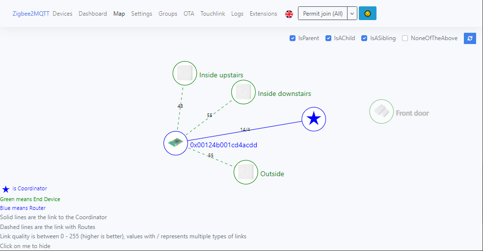 Zigbee2MQTT Map 