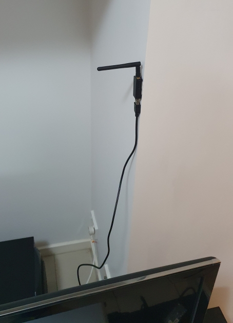 Zigbee router behind my TV